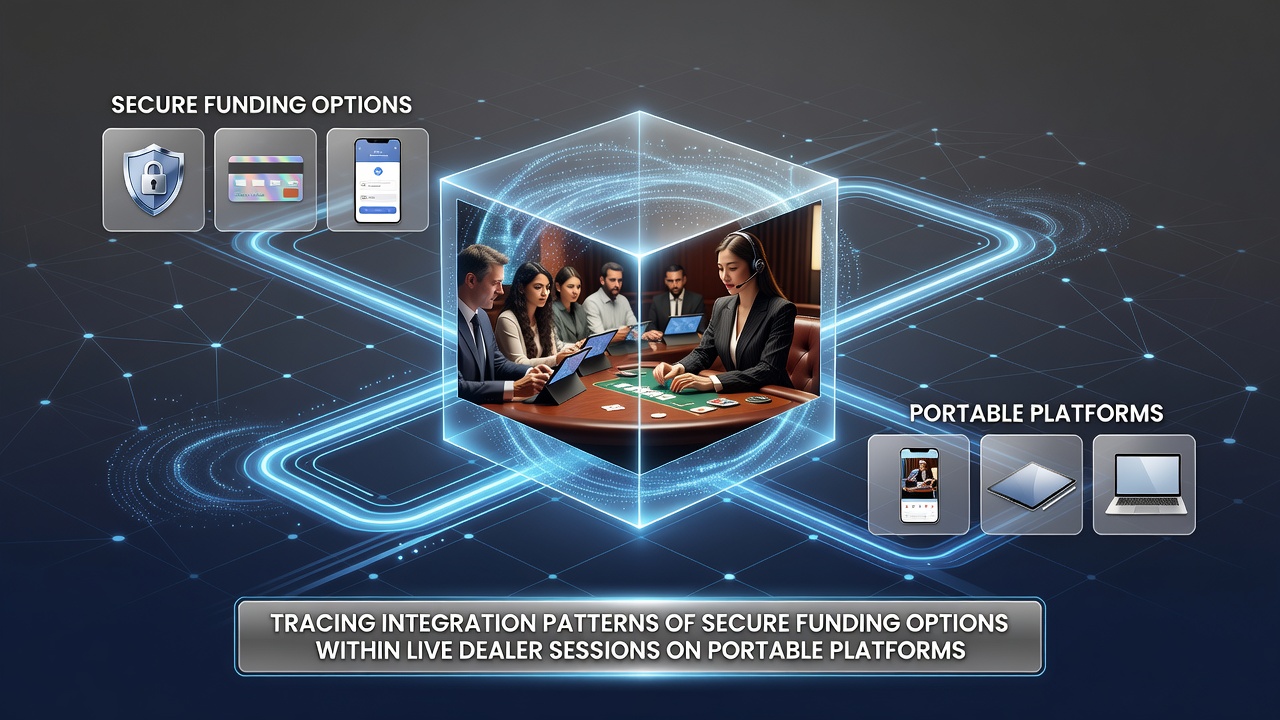 Real-time secure funding flow during live dealer mobile sessions